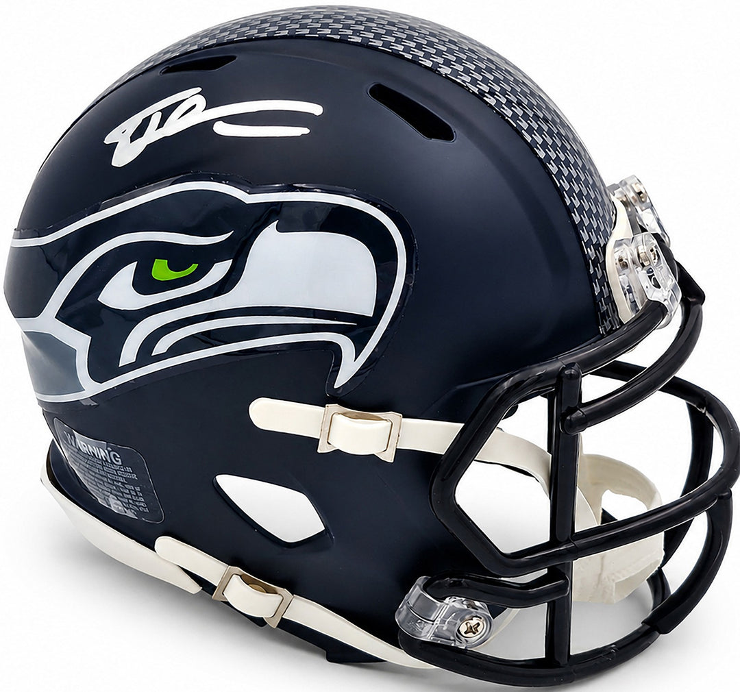 Tory Horton Signed Seattle Seahawks Blue Speed Mini Helmet MCS Holo