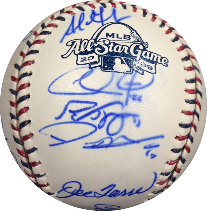 2009 National League NL All Star Team Signed Baseball 21 Autos Utley MLB Holo