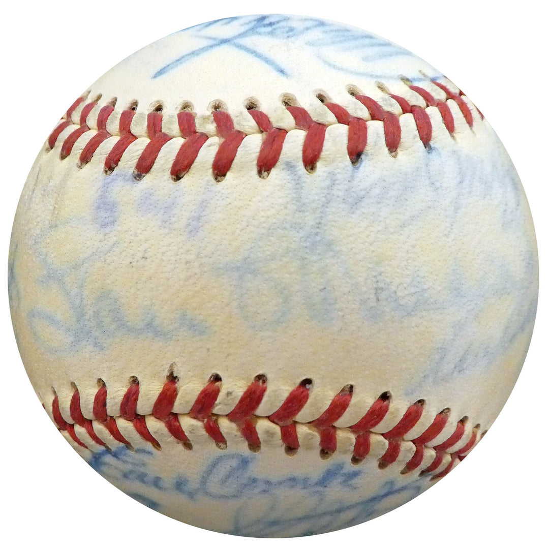 1950 Spring Training Signed NL Baseball With 22 Total Signatures Stan Musial