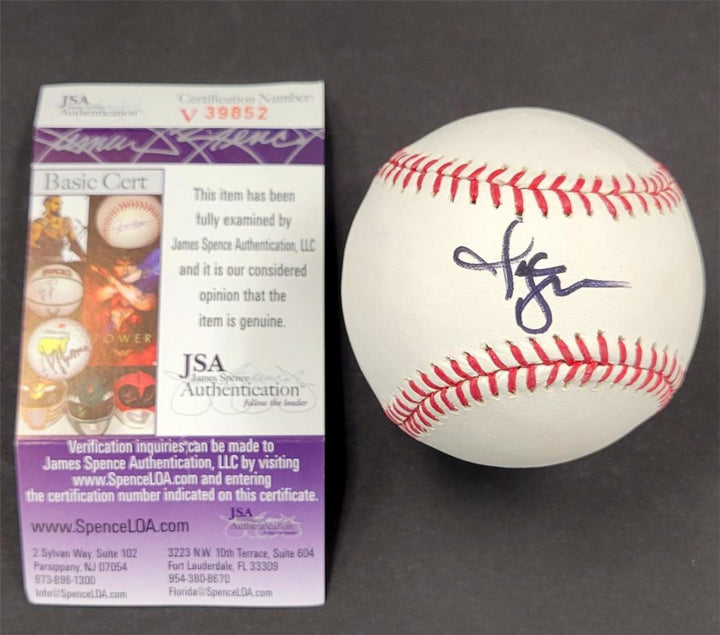 Jon Hamm signed MLB Baseball autograph Million Dollar Arm Mad Men ~ JSA COA