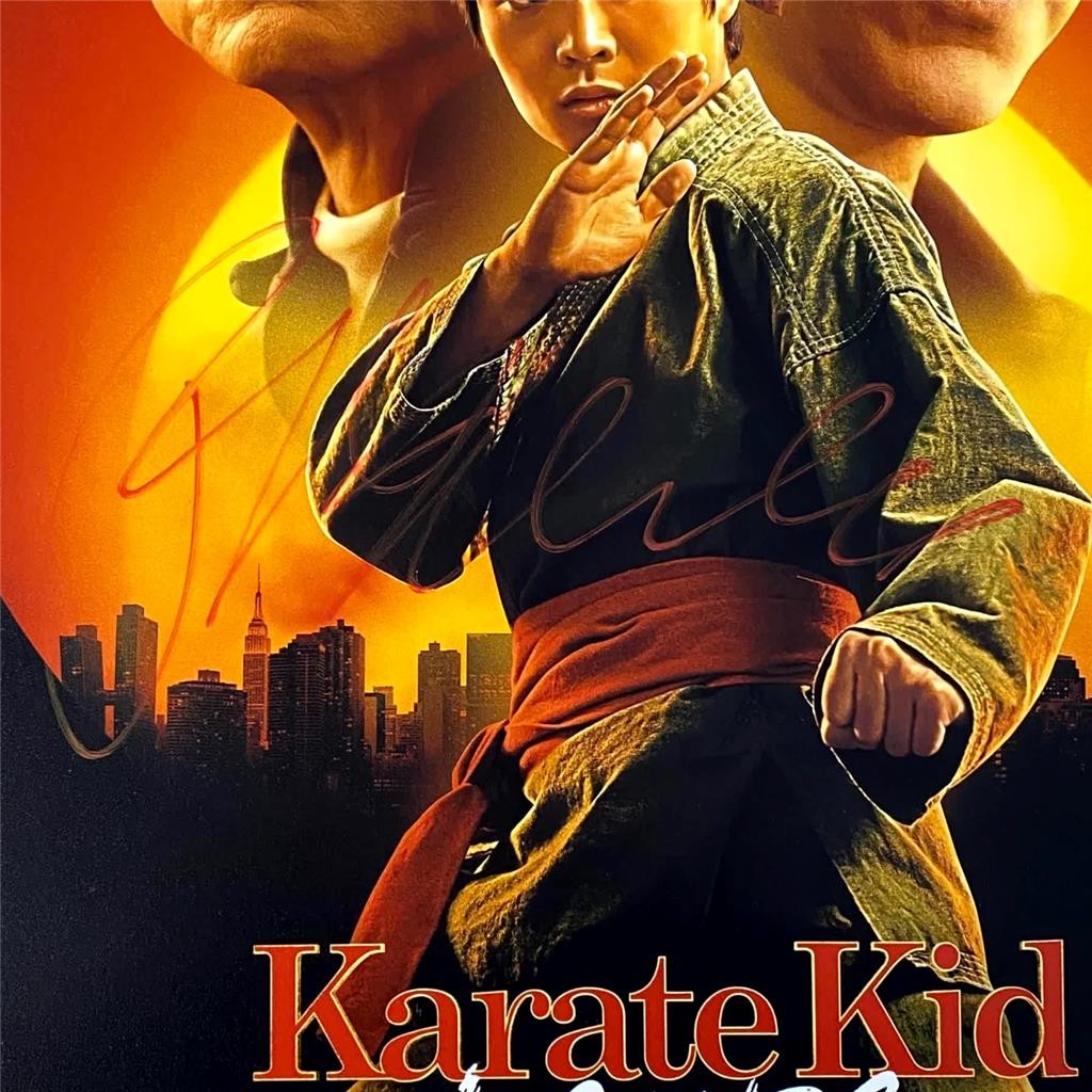Ralph Macchio signed Karate Kid Legends 11x17 Poster Photo auto (B) Beckett BAS