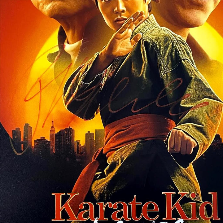 Ralph Macchio signed Karate Kid Legends 11x17 Poster Photo auto (B) Beckett BAS