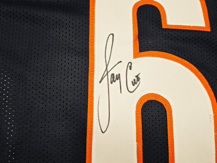 Chicago Bears Jay Cutler Signed Blue Jersey Beckett BAS Witness