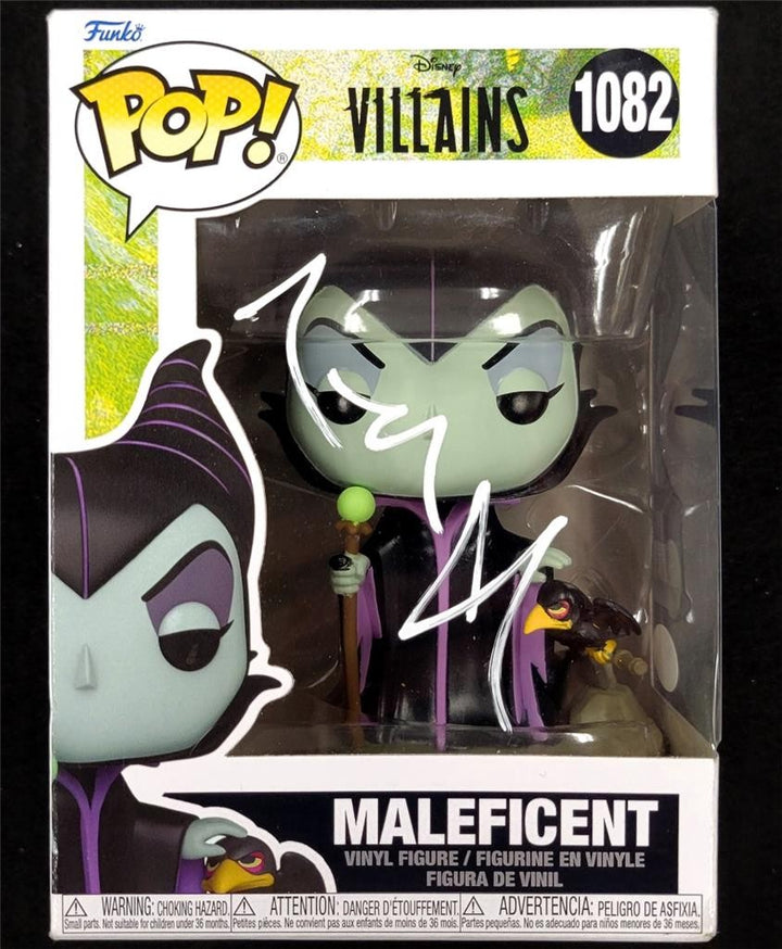 Angelina Jolie signed Disney Maleficent Funko Pop! 1082 autograph ~ JSA COA