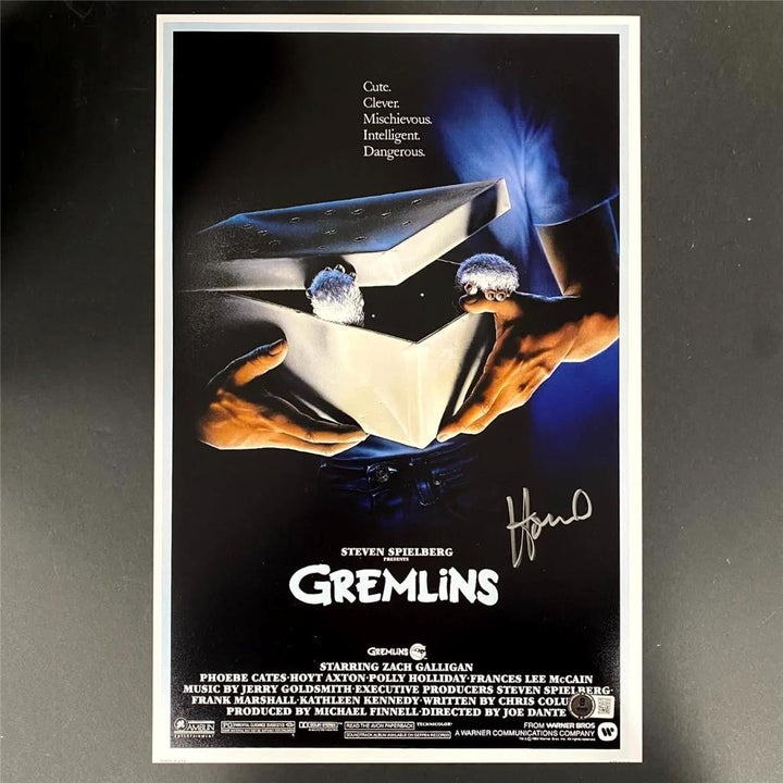 Howie Mandel signed Gremlins 11x17 Movie Poster Photo autograph ~ Beckett BAS