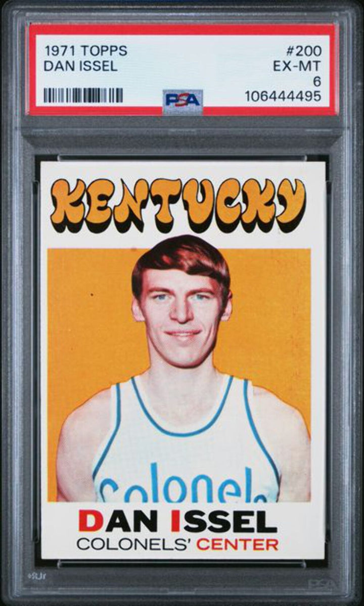 Graded 1971 Topps Dan Issel #200 Rookie RC Basketball Card PSA 6 EX-MT