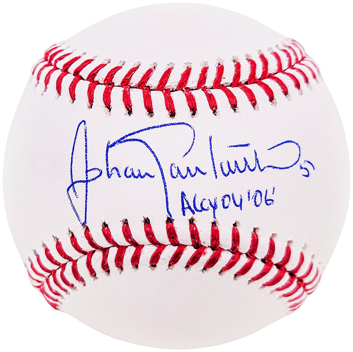 Johan Santana Signed MLB Baseball Minnesota Twins "AL CY 04, 06" Beckett Wit