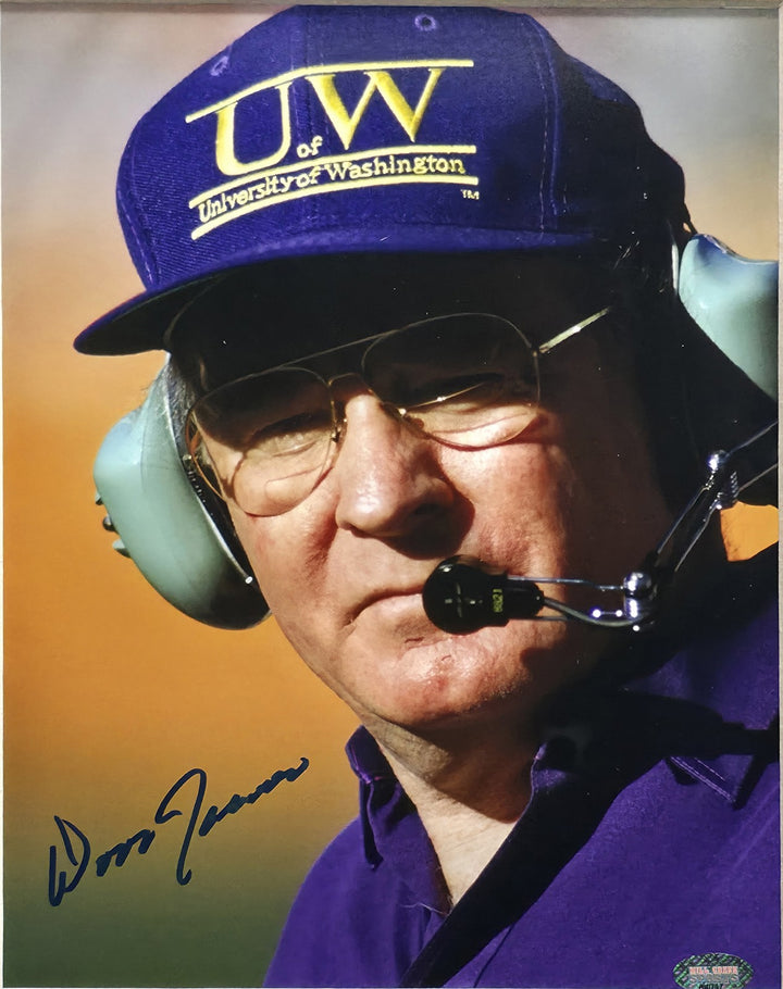 Don James Signed Framed 8x10 Photo Washington Huskies MCS Holo