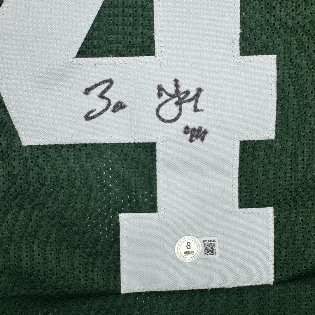 Autographed/Signed Zaire Franklin Green Bay Football Jersey Beckett BAS COA