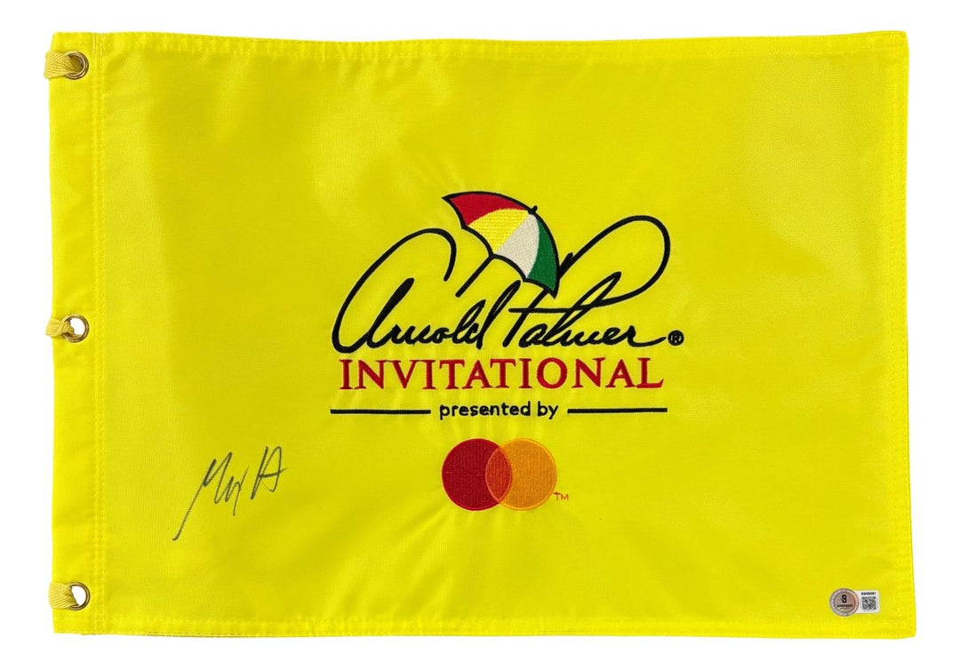 Max Homa Signed Arnold Palmer Invitational Golf Flag BAS