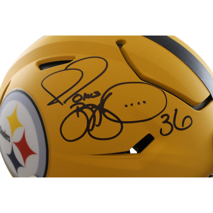 Jerome Bettis Signed Pittsburgh Steelers SpeedFlex ALT 25 Helmet Beckett W 57516