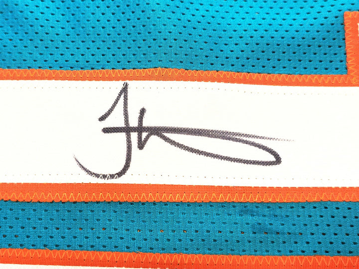 Miami Dolphins Tyreek Hill Signed Teal Jersey Beckett Wit