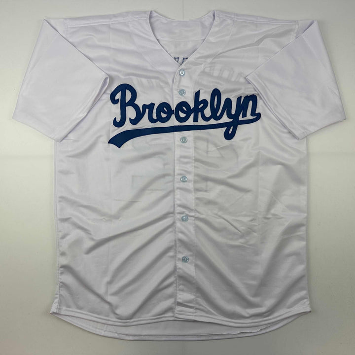 Facsimile Autographed Jackie Robinson Brooklyn Los Angeles LA Reprint Jersey XL