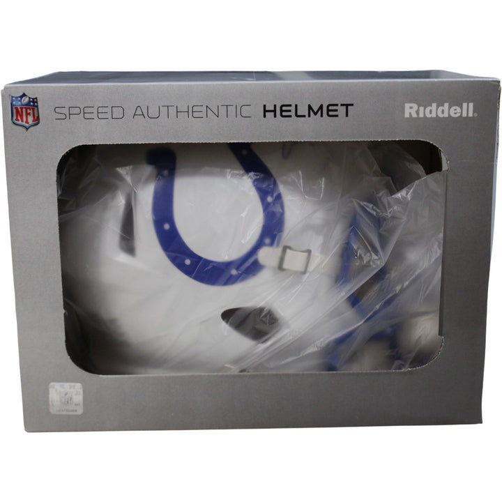 Edgerrin James Autographed Indianapolis Colts Authentic TB Helmet Beckett 54254