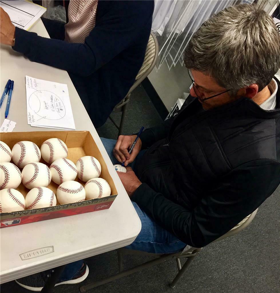 Robin Ventura signed Grand Slam inscription Baseball BAS COA Beckett + Pic Proof