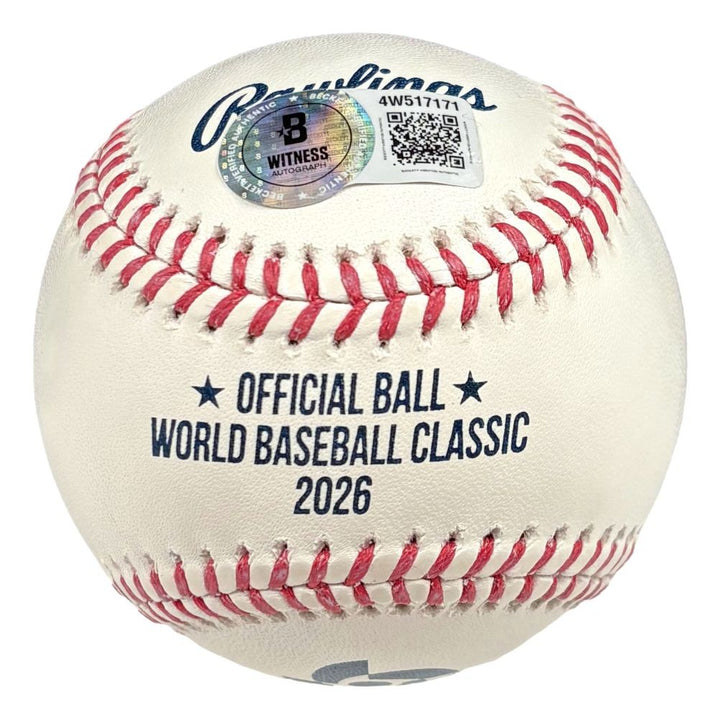 Alex Bregman Chicago Cubs Signed Rawlings Official WBC Baseball BAS
