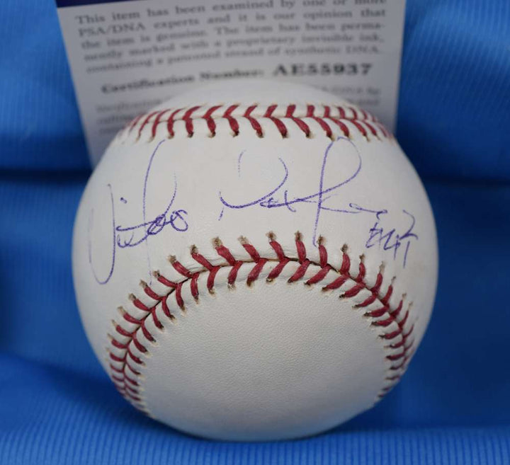 Victor Martinez Psa Dna Coa Autograph Major League Oml Hand Signed Baseball