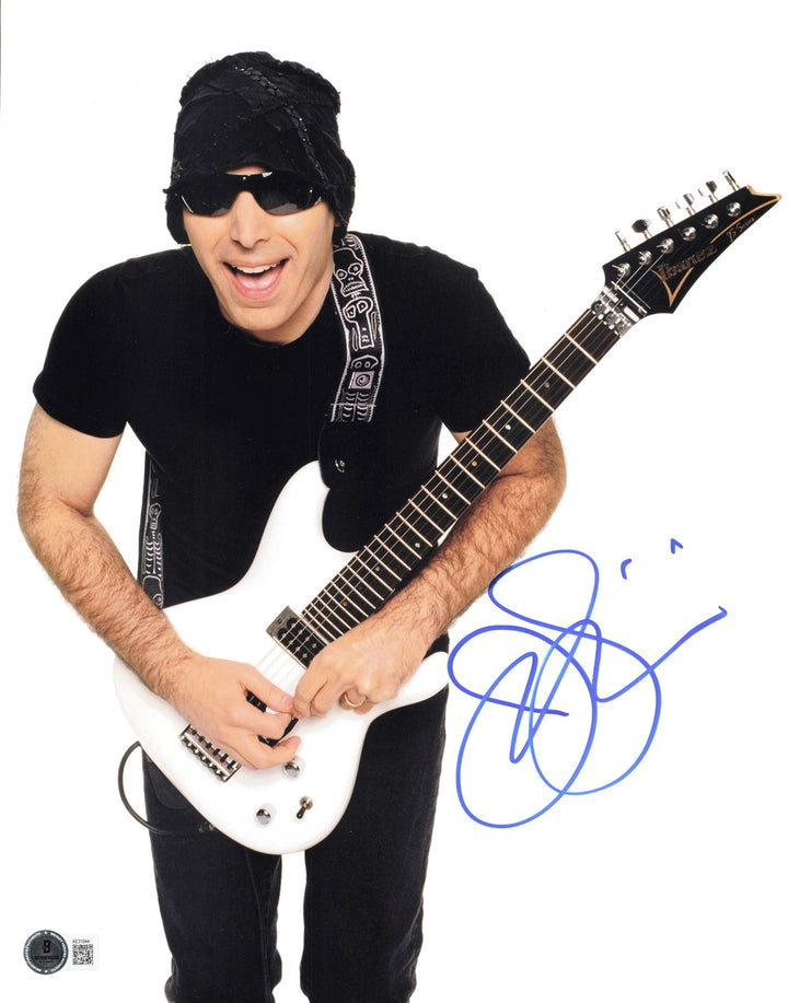 Joe Satriani Autographed Signed 11x14 Photo Guitarist Beckett BAS QR #AE31944