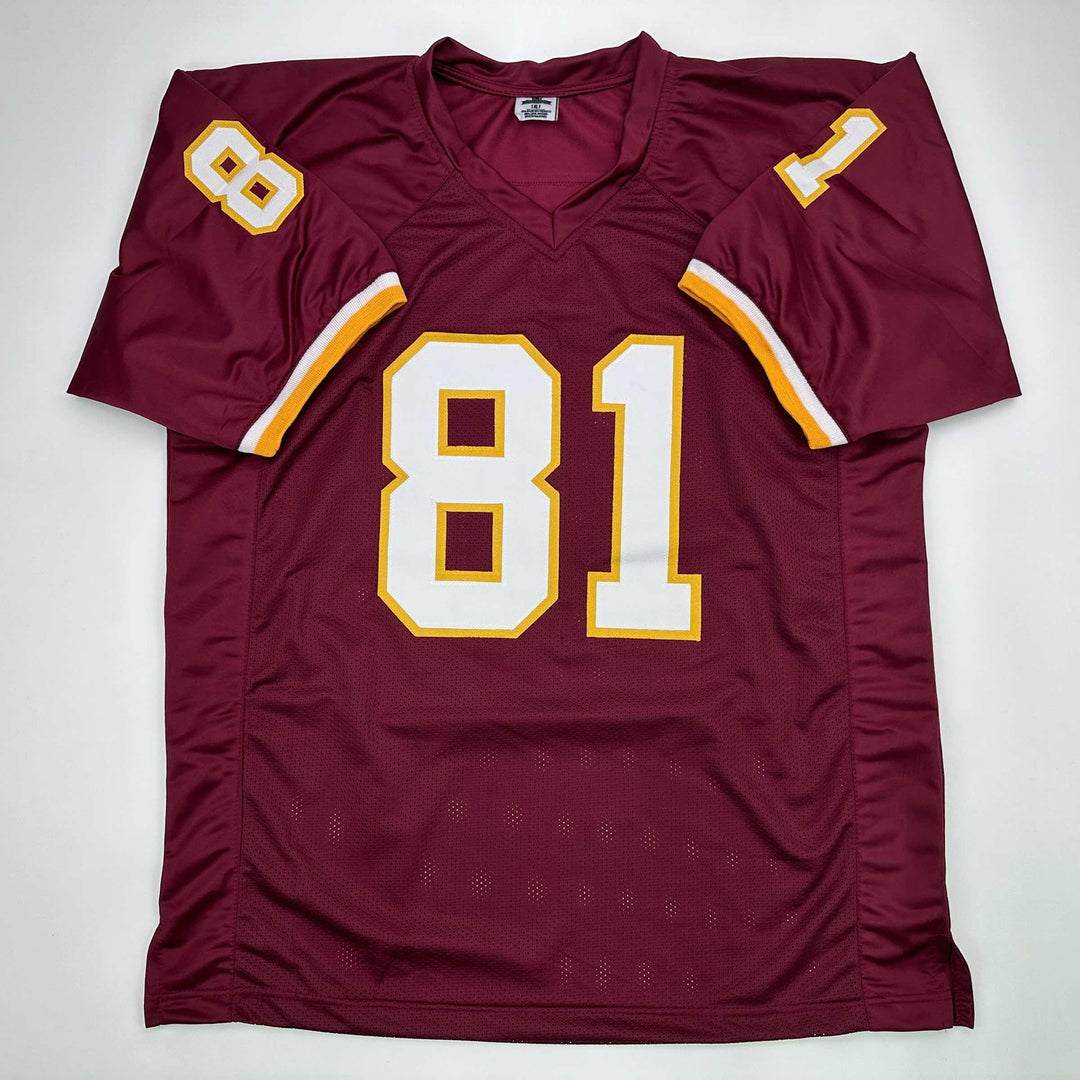 Facsimile Autographed Art Monk Washington Red Reprint Jersey Size Men's XL