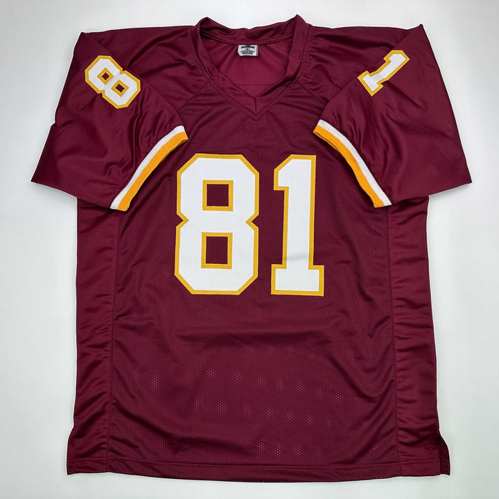 Facsimile Autographed Art Monk Washington Red Reprint Jersey Size Men's XL
