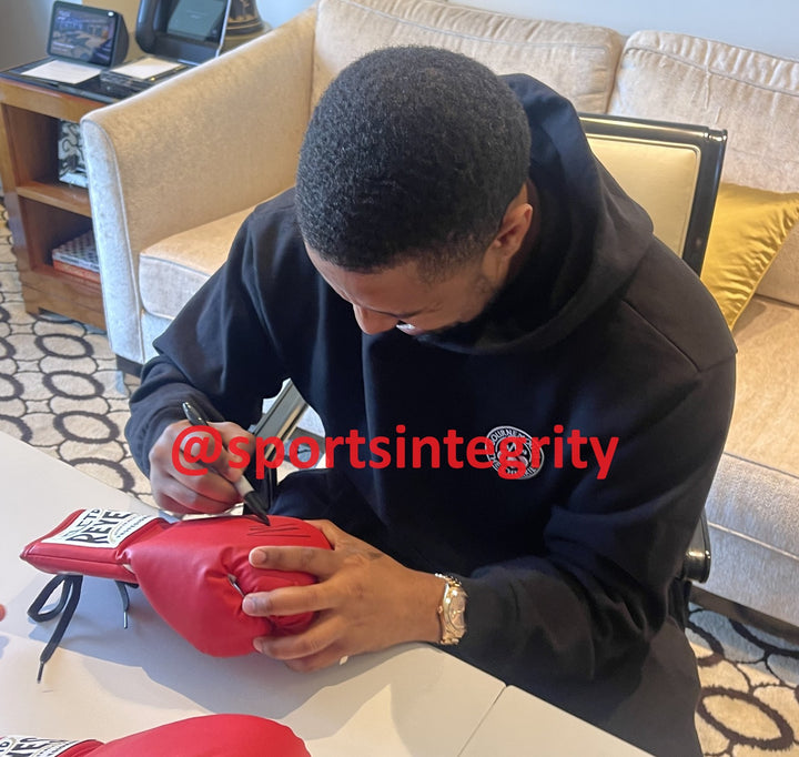 Michael B Jordan "Creed" Signed Red Left Hand Cleto Reyes Boxing Glove BAS ITP