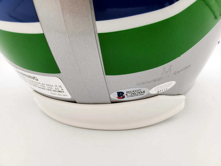 Cortez Kennedy Signed Seahawks Throwback Full Size Helmet "HOF '12" Beckett