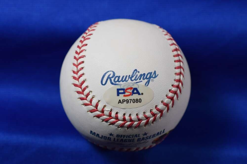 Ed Armbrister PSA DNA Autograph Major League OML Signed Baseball Rare Reds