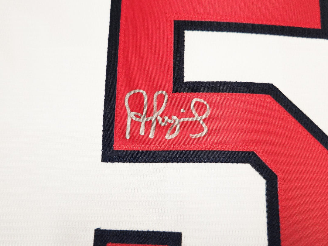 St. Louis Cardinals Albert Pujols Signed White Nike Jersey Size L Beckett Wit