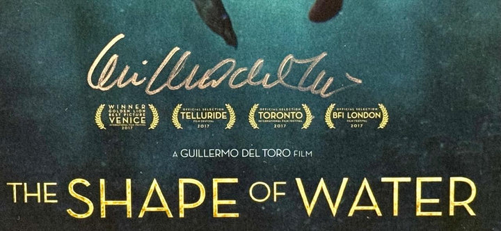 Guillermo Del Toro signed The Shape of Water 12x18 photo autograph Beckett BAS C