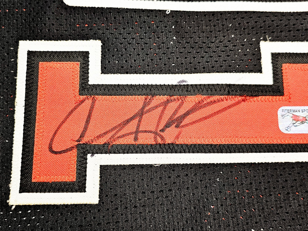 Chicago Bulls Dennis Rodman Autographed Signed Black Jersey JSA