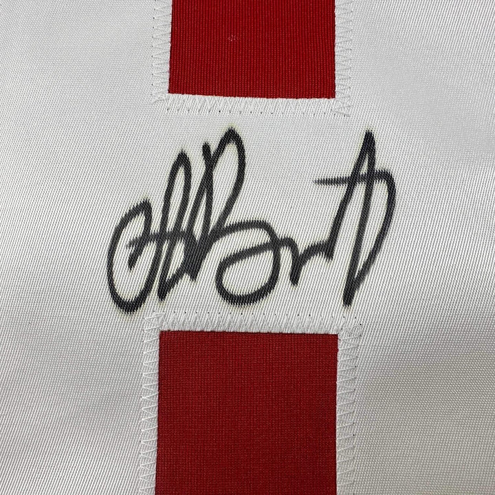 Framed Signed Andrei Vasilevskiy 35x39 Russia Red Jersey JSA COA