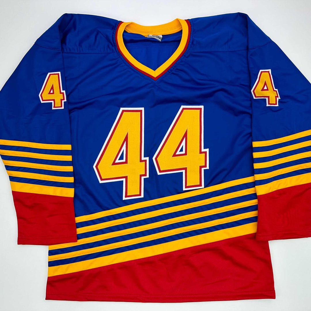 Facsimile Autographed Chris Pronger St. Louis Blue Reprint Jersey Size Men's XL