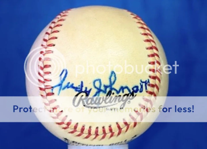 Judy Johnson Psa/dna Signed Feeney National League Baseball Autograph
