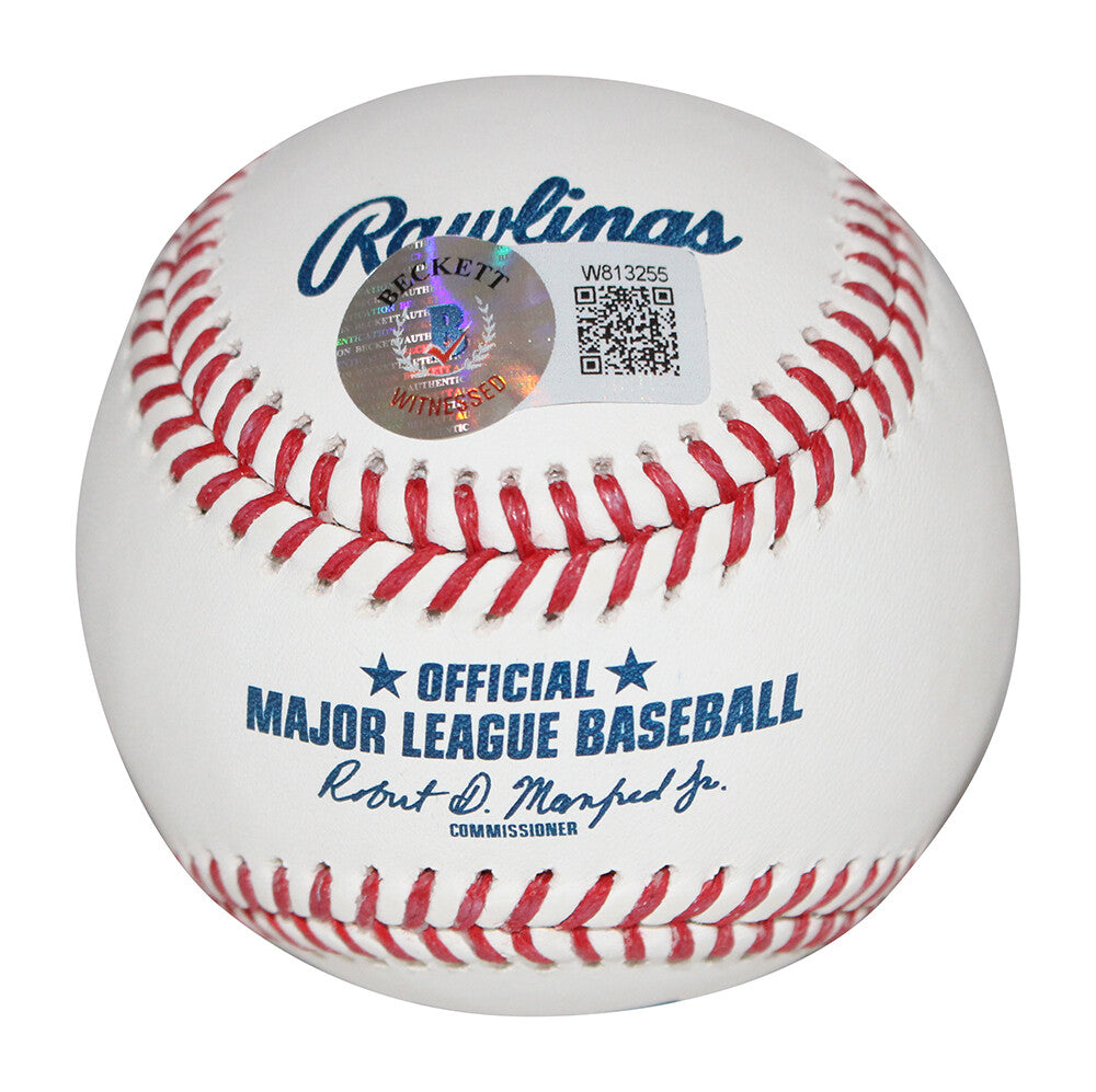 Jim Kaat Autographed/Signed Minnesota Twins HOF Baseball Beckett 40579