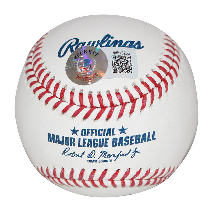 Jim Kaat Autographed/Signed Minnesota Twins HOF Baseball Beckett 40579