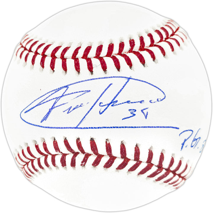 Felix Hernandez Signed MLB Baseball Mariners "P.G. 8-15-12" Beckett Witness