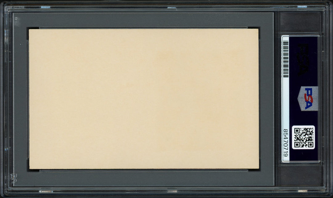 Thurman Munson Signed 3x5 Index Card Yankees Auto GM 10 PSA/DNA #85470719