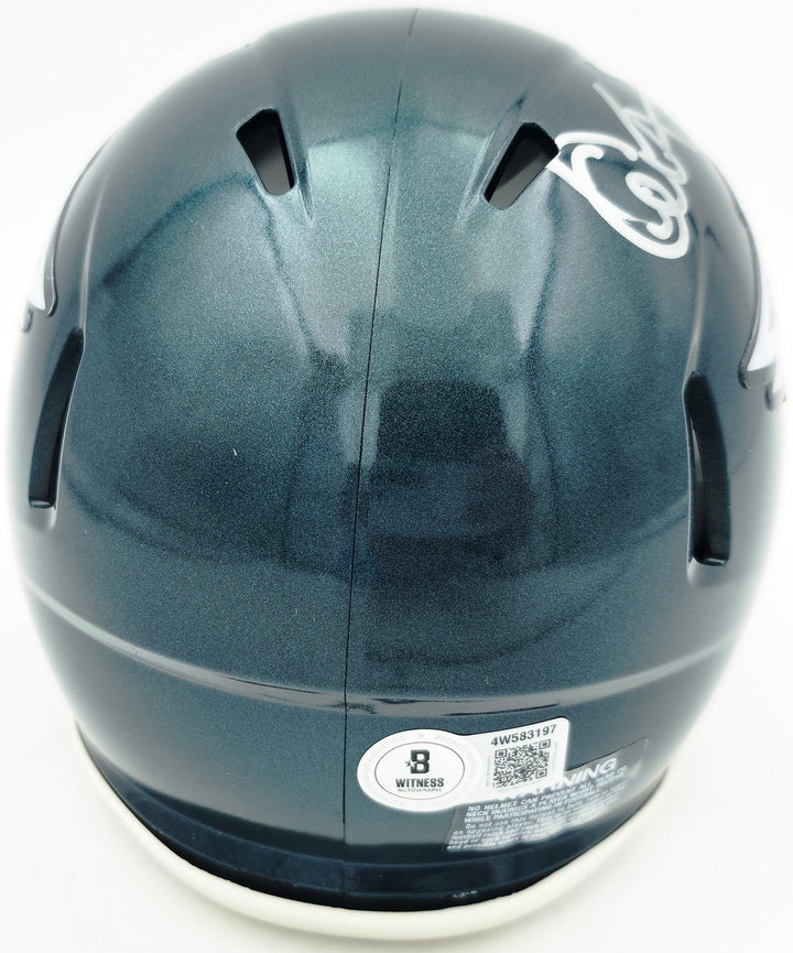 Alshon Jeffery Signed Philadelphia Eagles Green Speed Mini Helmet Beckett