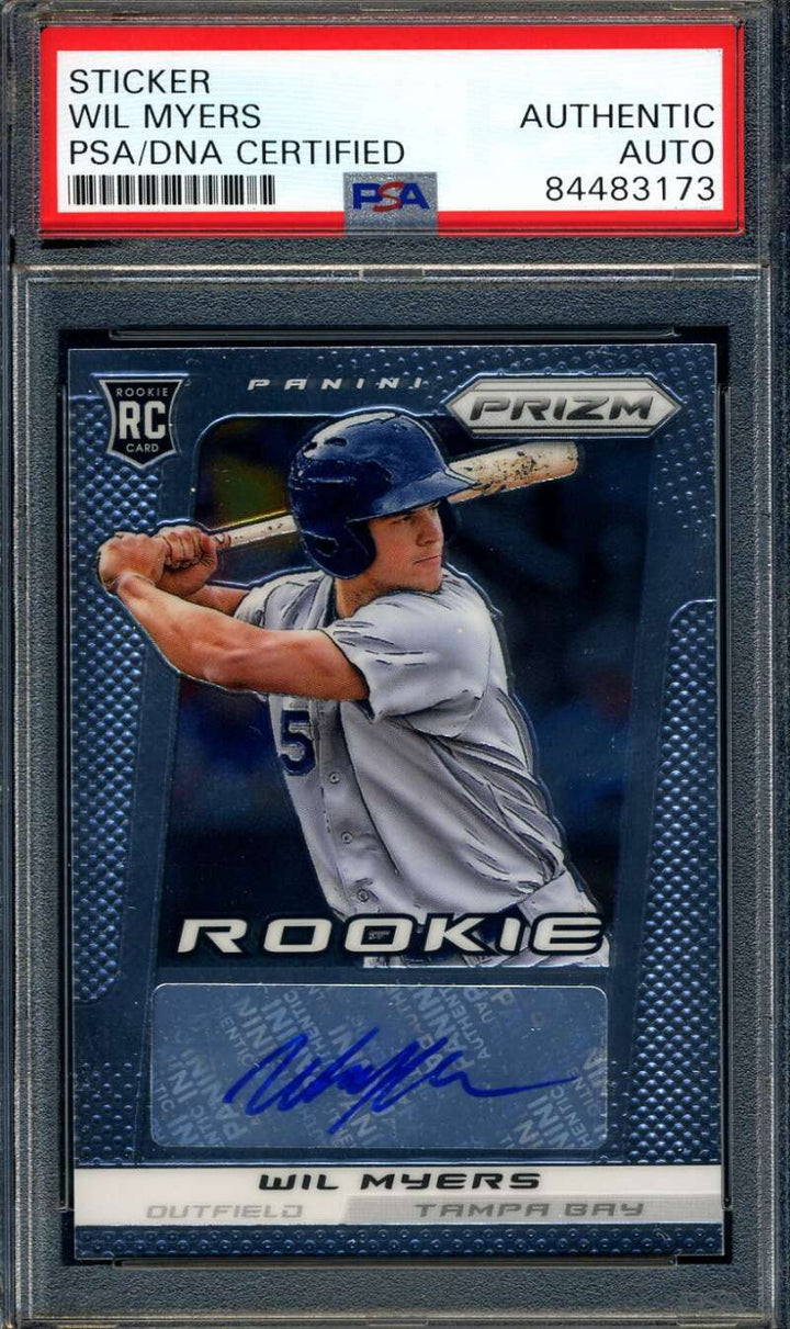 Wil Myers PSA DNA Coa Signed 2013 Panini Prizm Rookie Autograph