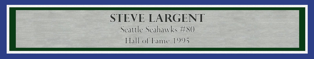 Steve Largent Signed Framed 8x10 Photo Seattle Seahawks "HOF 95" MCS Holo