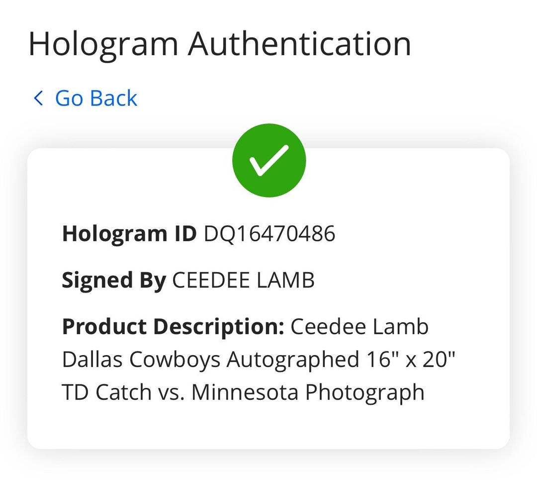 Ceedee Lamb Dallas Cowboys TD Catch Signed 16x20 Photo Framed Auto Fanatics COA