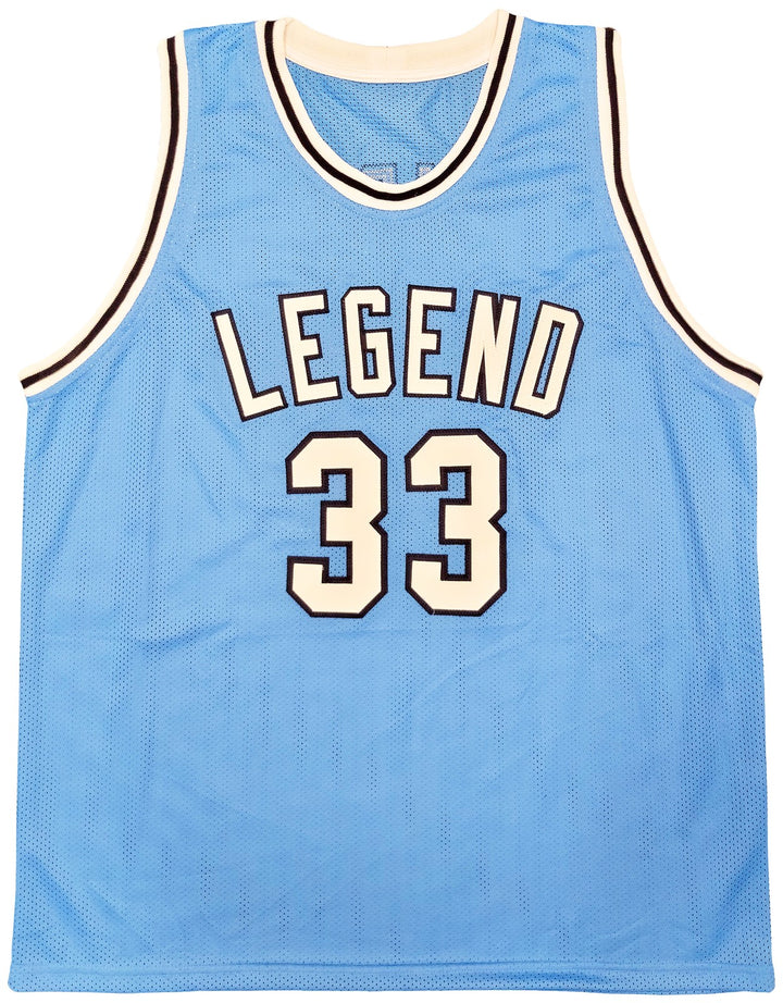 Indiana State Sycamores Larry Bird Autographed Signed Baby Blue Jersey Beckett