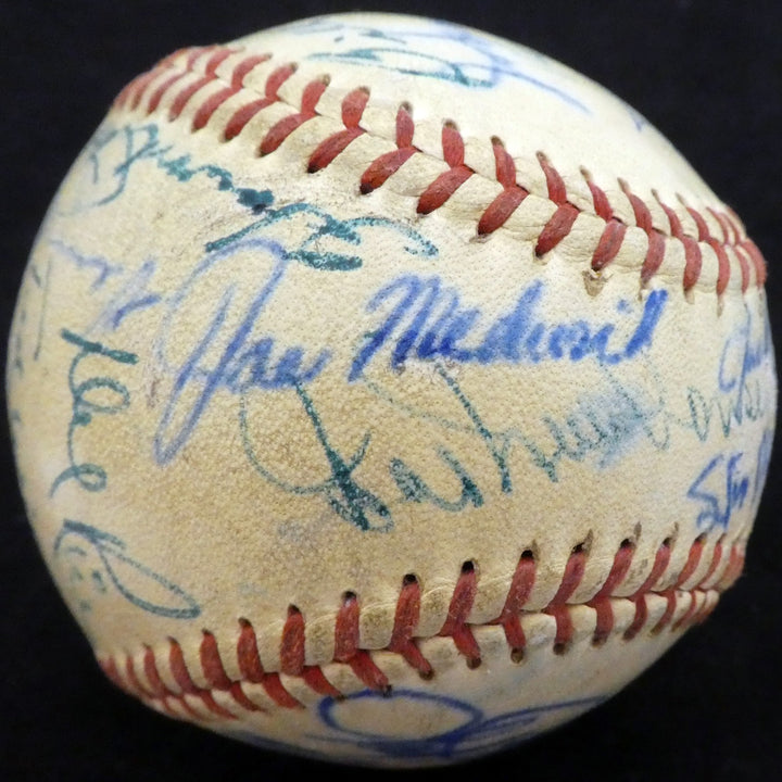 1950 Spring Training Signed NL Baseball With 24 Total Signatures Stan Musial