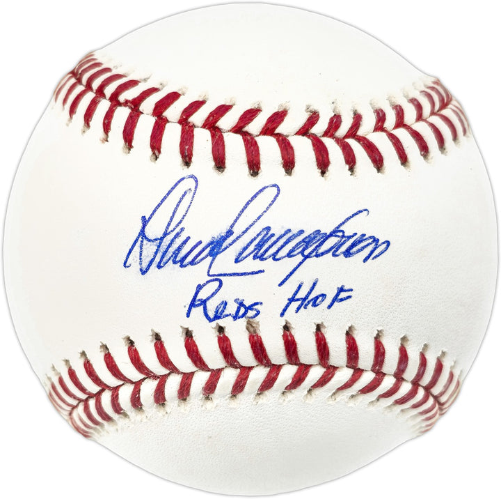 Dave Concepcion Auto MLB Baseball Reds "Reds HOF" (Smudged) Beckett Wit #W529125