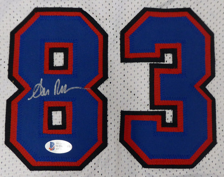 Buffalo Bills Greats Auto White Jersey 3 Sig Jim Kelly Thurman Thomas Andre Reed