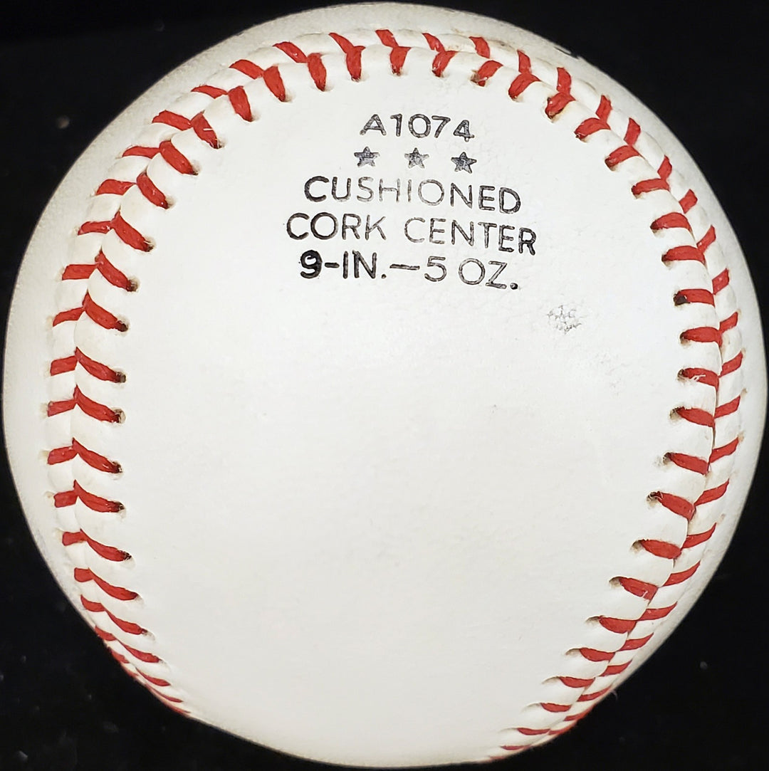 Dean Chance, Luke Sewell, Bob Cain & Roy Hughes Signed Little League Baseball