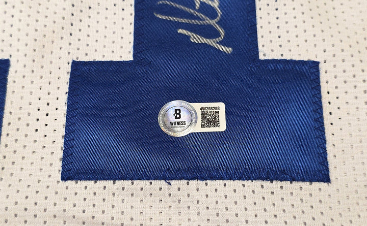 Dallas Cowboys Danny White Signed White Jersey "SB XII Champs" Beckett Witness
