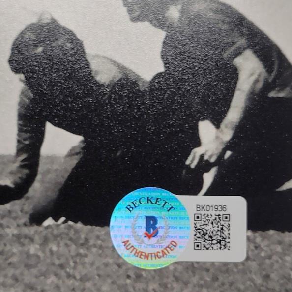 Rick Monday signed Saves the American Flag 8x10 Photo autograph ~ Beckett BAS
