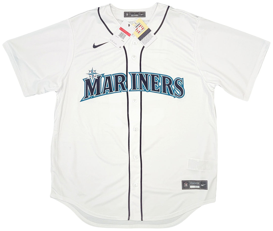 Seattle Mariners Ichiro Suzuki Signed White Nike Jersey Size L "#51" IS Holo