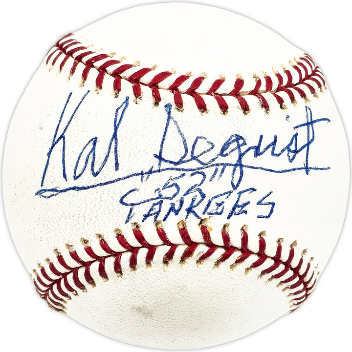 Kal Segrist Signed MLB Baseball New York Yankees "52 Yankees" Beckett #BM17859